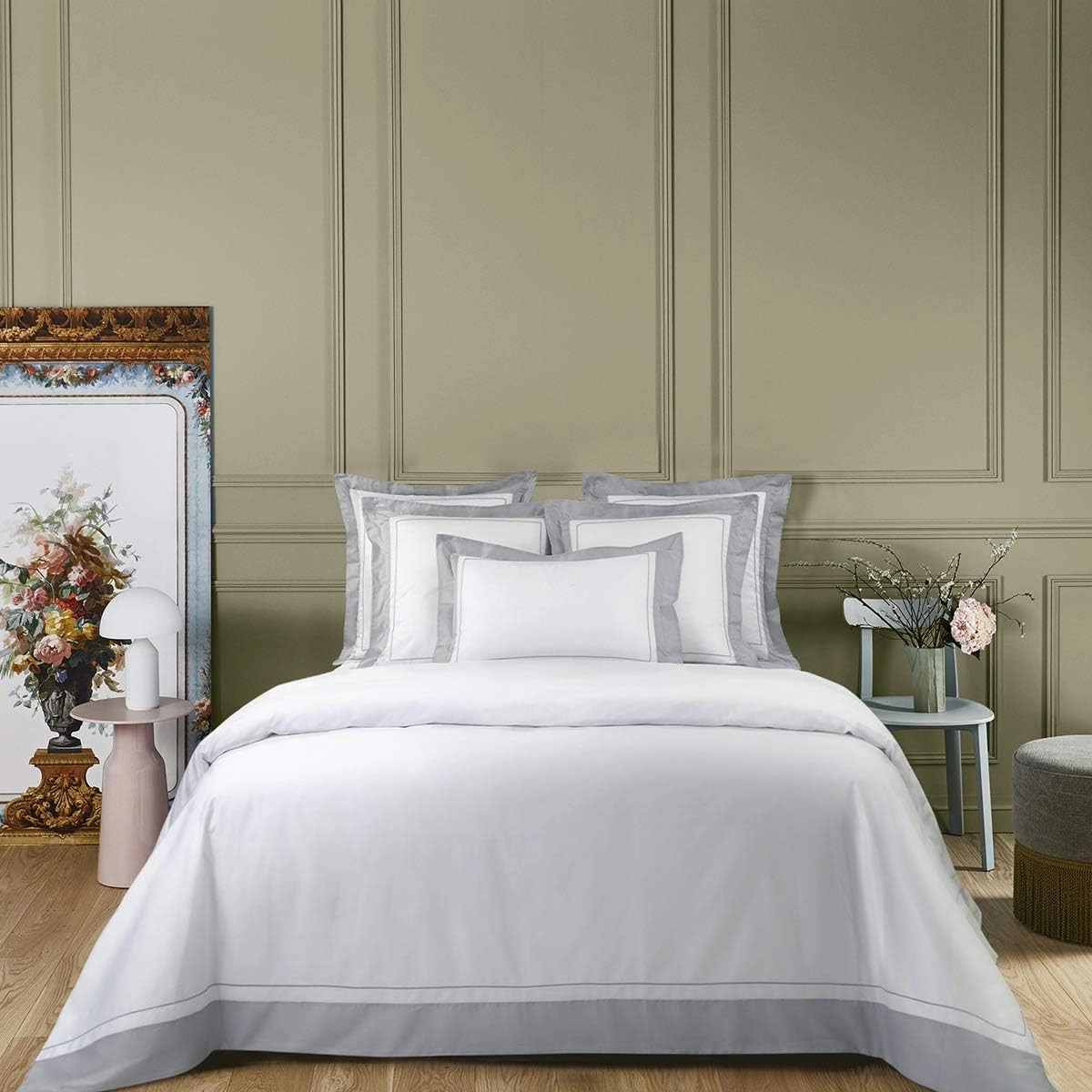 Yves Delorme Lutece Pillowcase - Luxury Bed Accessory - Fashionable and Functional