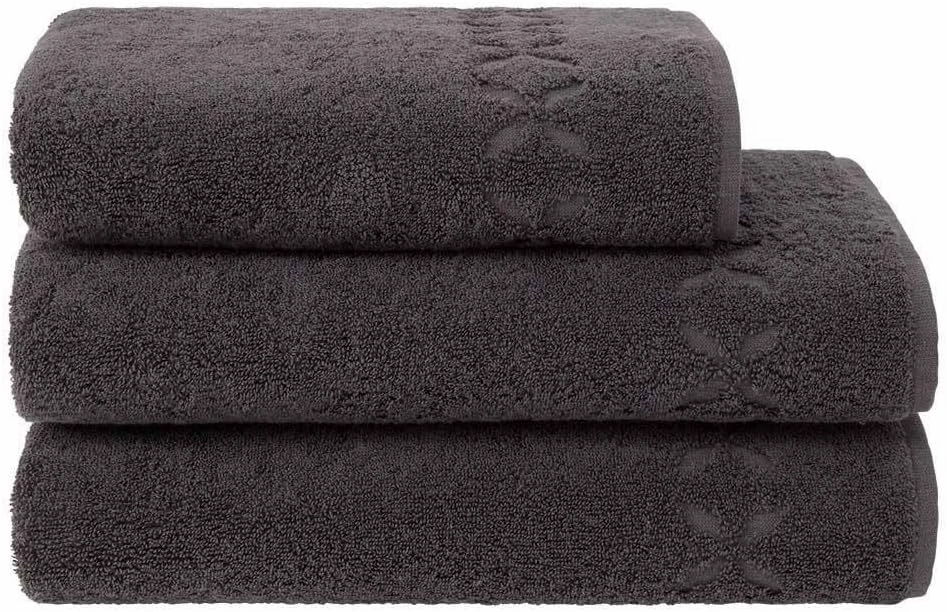 Yves Delorme Nature Ardoise Towels - Silky Soft Luxury Bath Linen - 100% Natural Organic Cotton - High Absorbency and Fast Drying