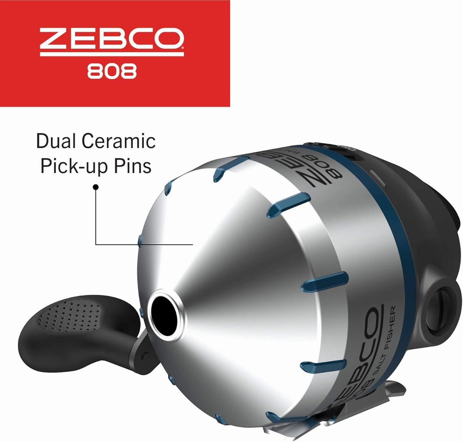 Zebco 808 Saltfisher Spincast Fishing