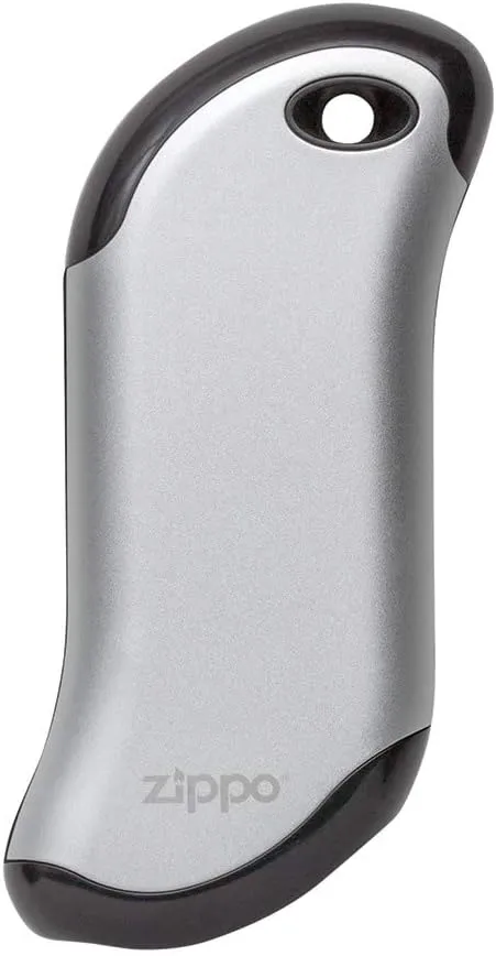 Zippo Silver HeatBank 9s Rechargeable Hand Warmer